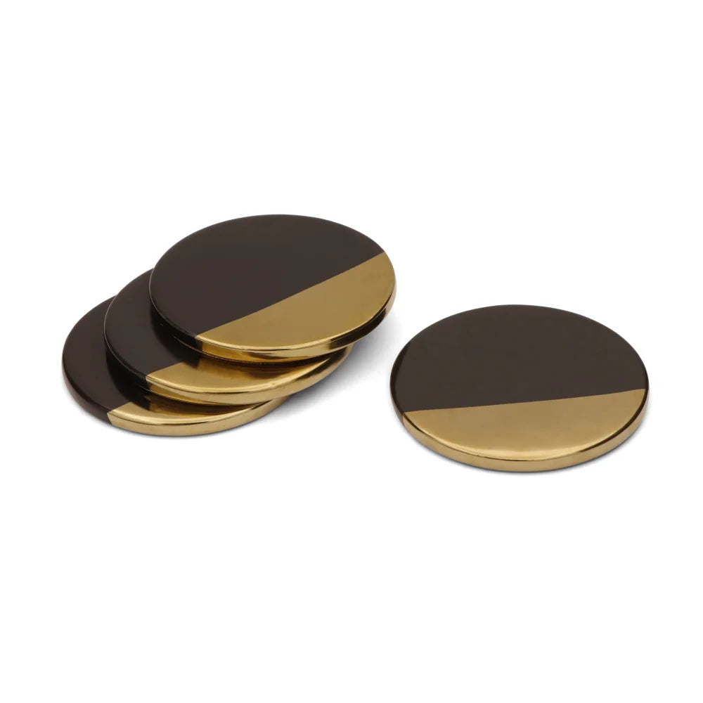 Marble Gold Plated Coasters