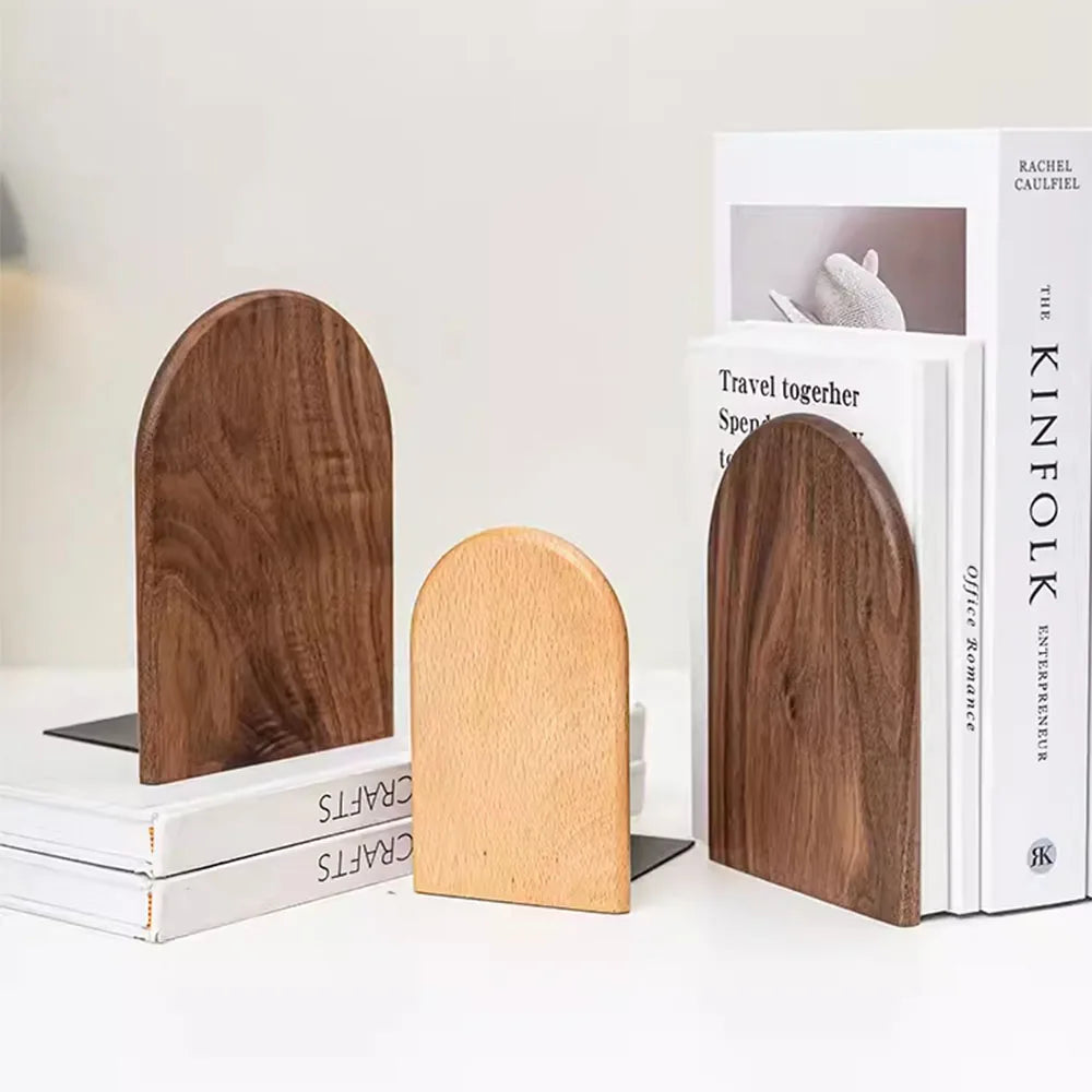 Wooden Bookends