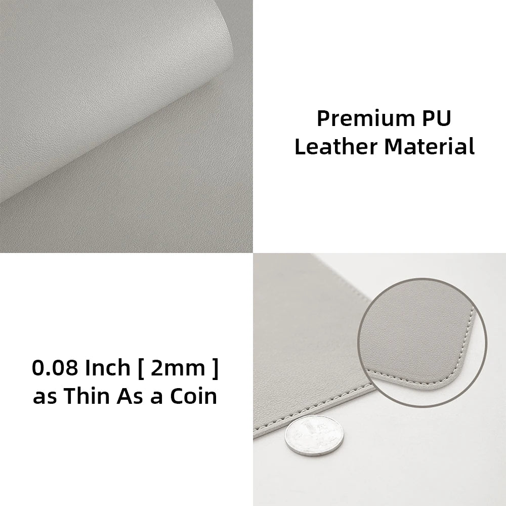 Leather desk mat