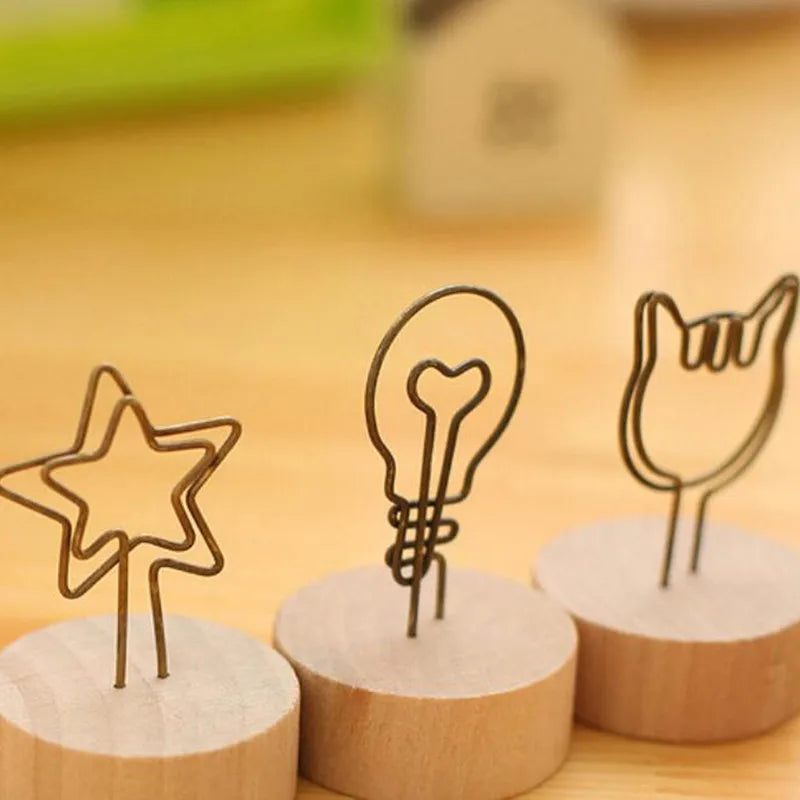 Wooden Photo Clip