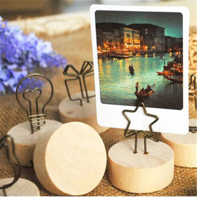 Wooden Photo Clip