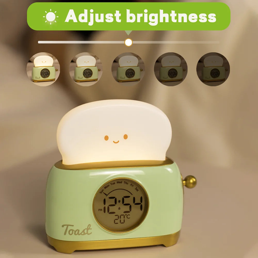 Toast Light & Digital Clock