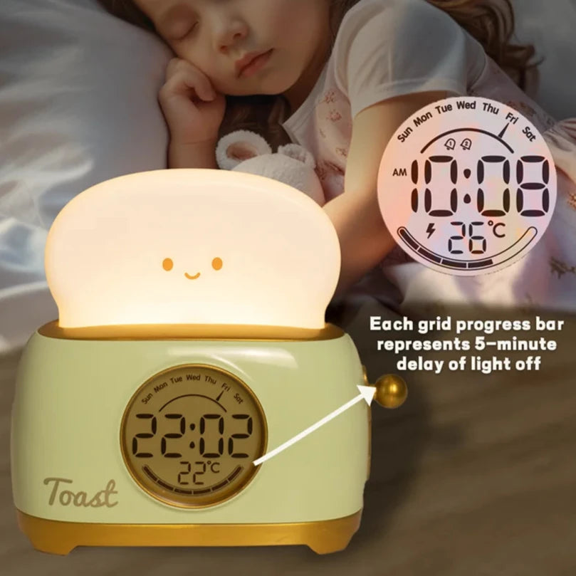 Toast Light & Digital Clock