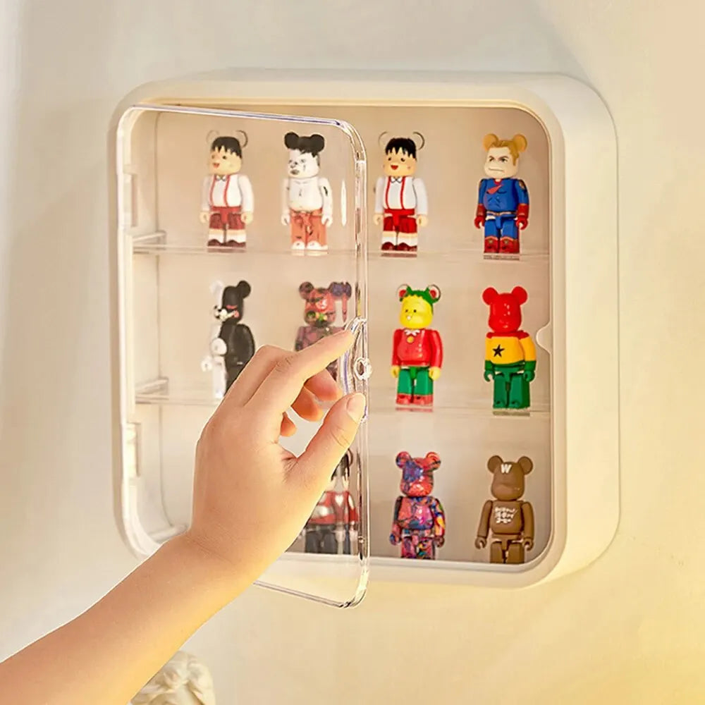 Wall Mounted Figurine Storage Display