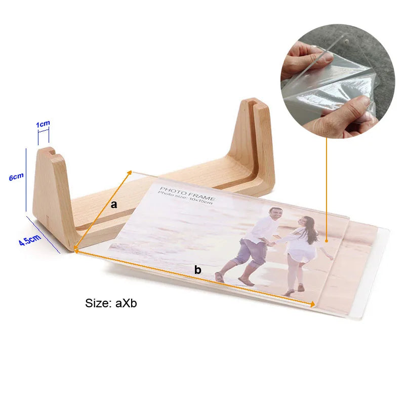 U-shape Wood Photo Frame
