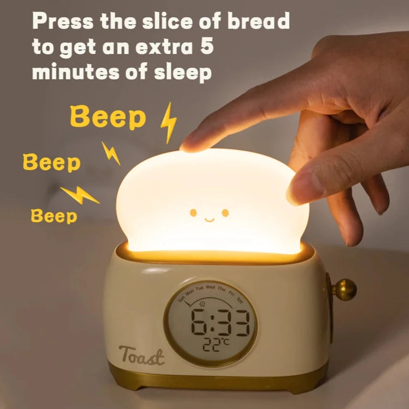 Toast Light & Digital Clock