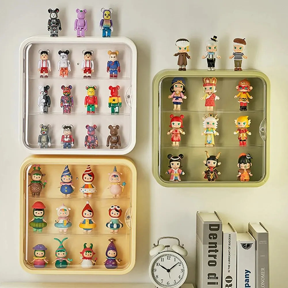 Wall Mounted Figurine Storage Display