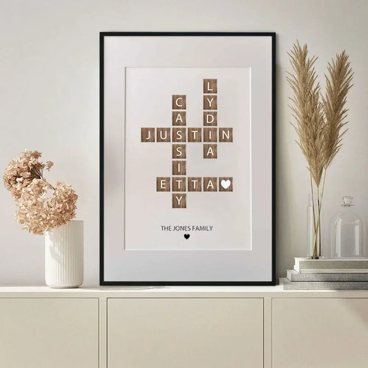 Family Name Custom Poster