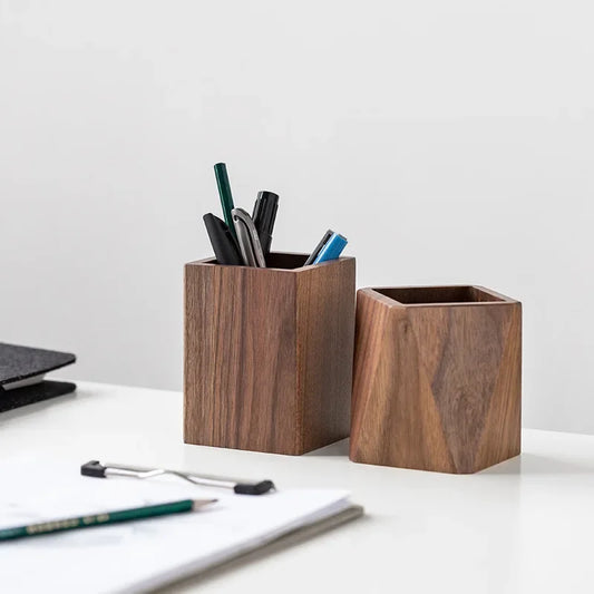 Walnut Wood Pen Holder