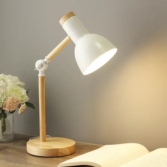 Wooden Table Lamp LED