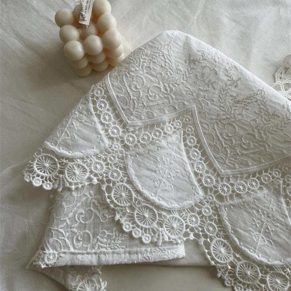 Handmade Cotton Embroidery Tablecloth