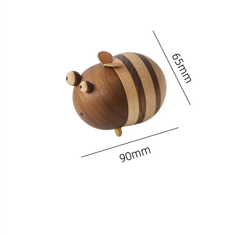 Wooden Bee Toothpick Dispenser