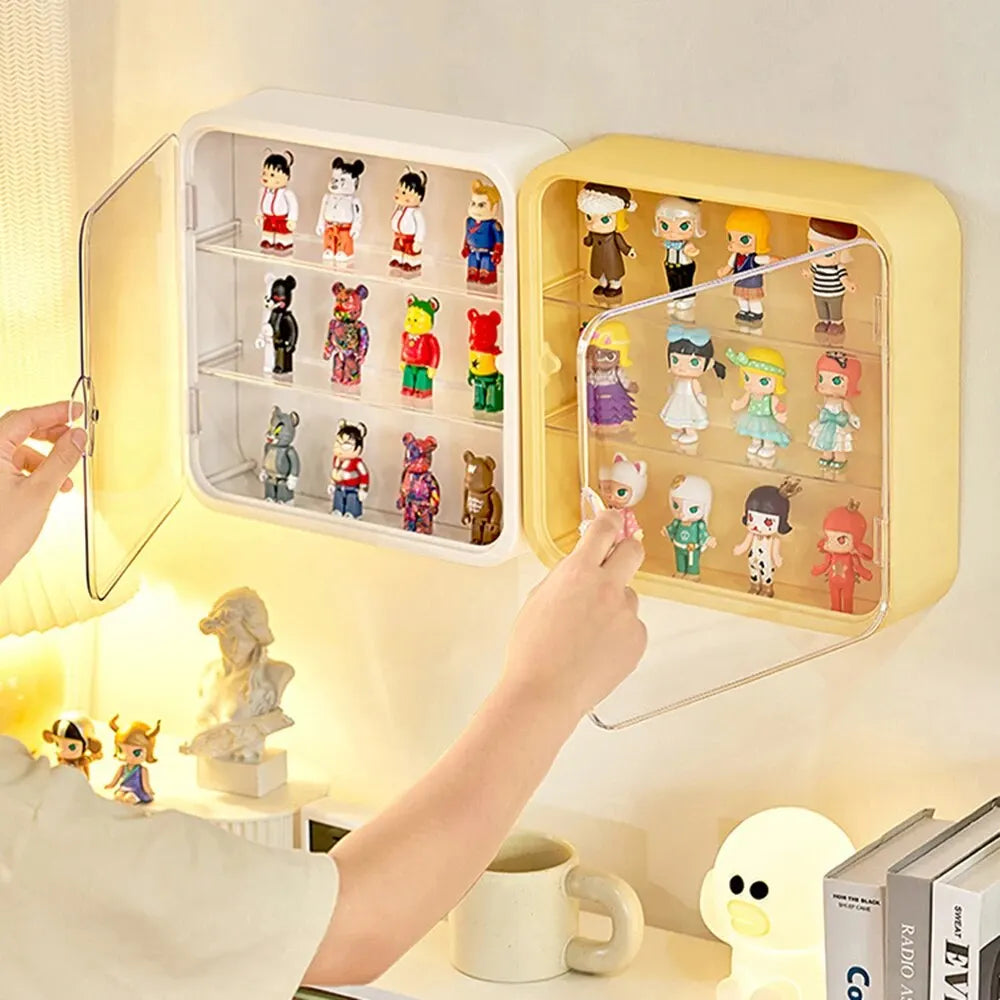 Wall Mounted Figurine Storage Display