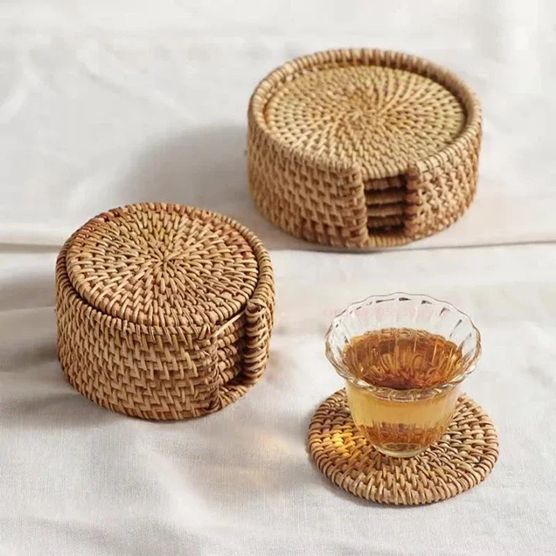 Rattan Woven Coaster