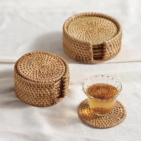 Rattan Woven Coaster