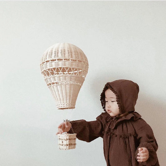 Hand-woven Rattan Hot Air Balloon