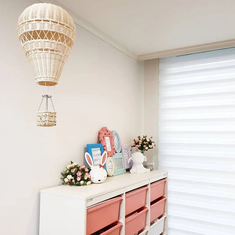 Hand-woven Rattan Hot Air Balloon