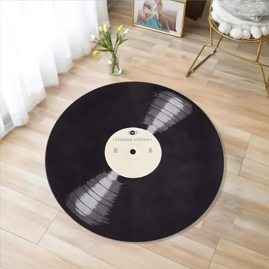 Vinyl Music Disc Carpet