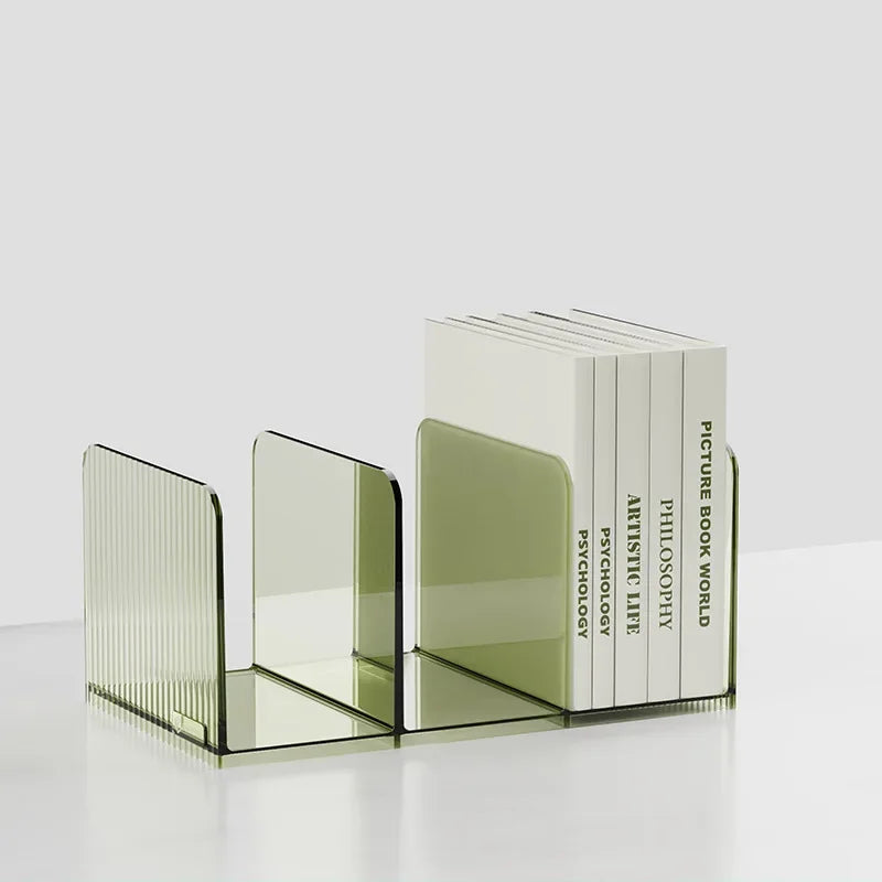 Transparent Bookends