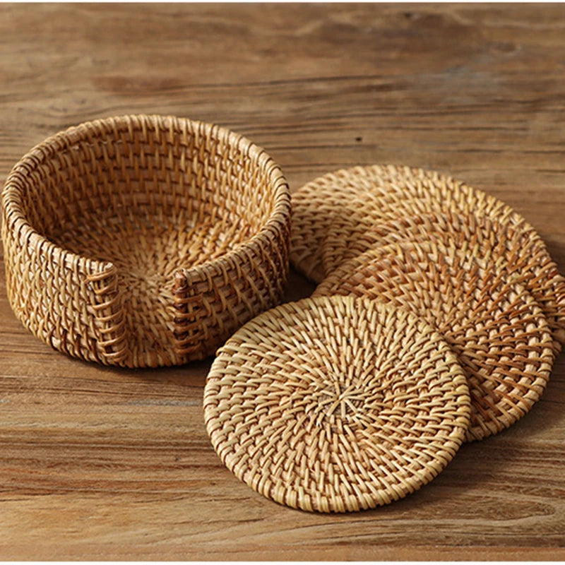 Rattan Woven Coaster