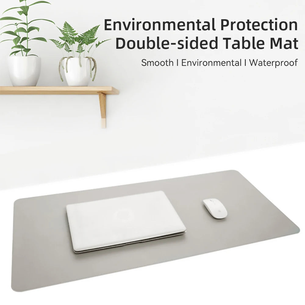 Leather desk mat