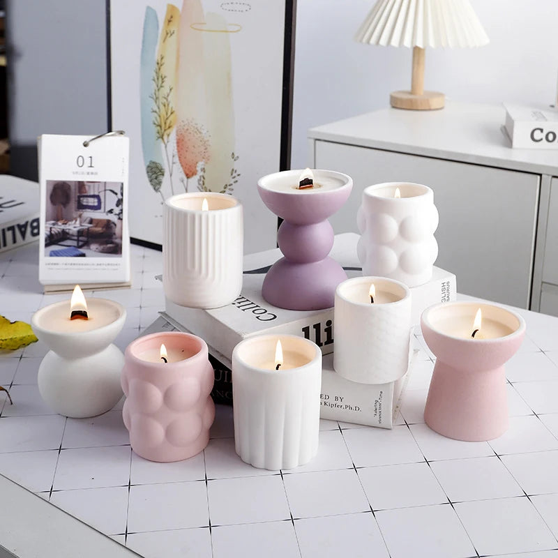 Ceramic candle cup