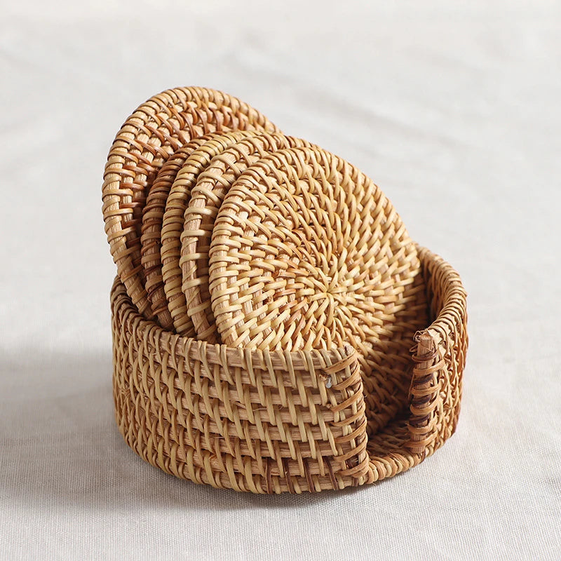 Rattan Woven Coaster