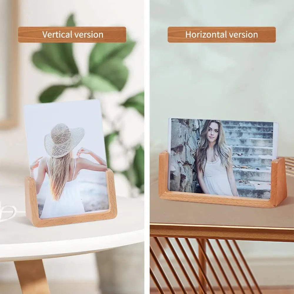 U-shape Wood Photo Frame
