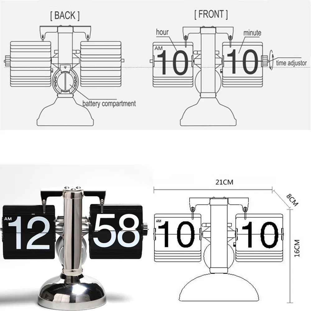 Automatic Flipping Clock