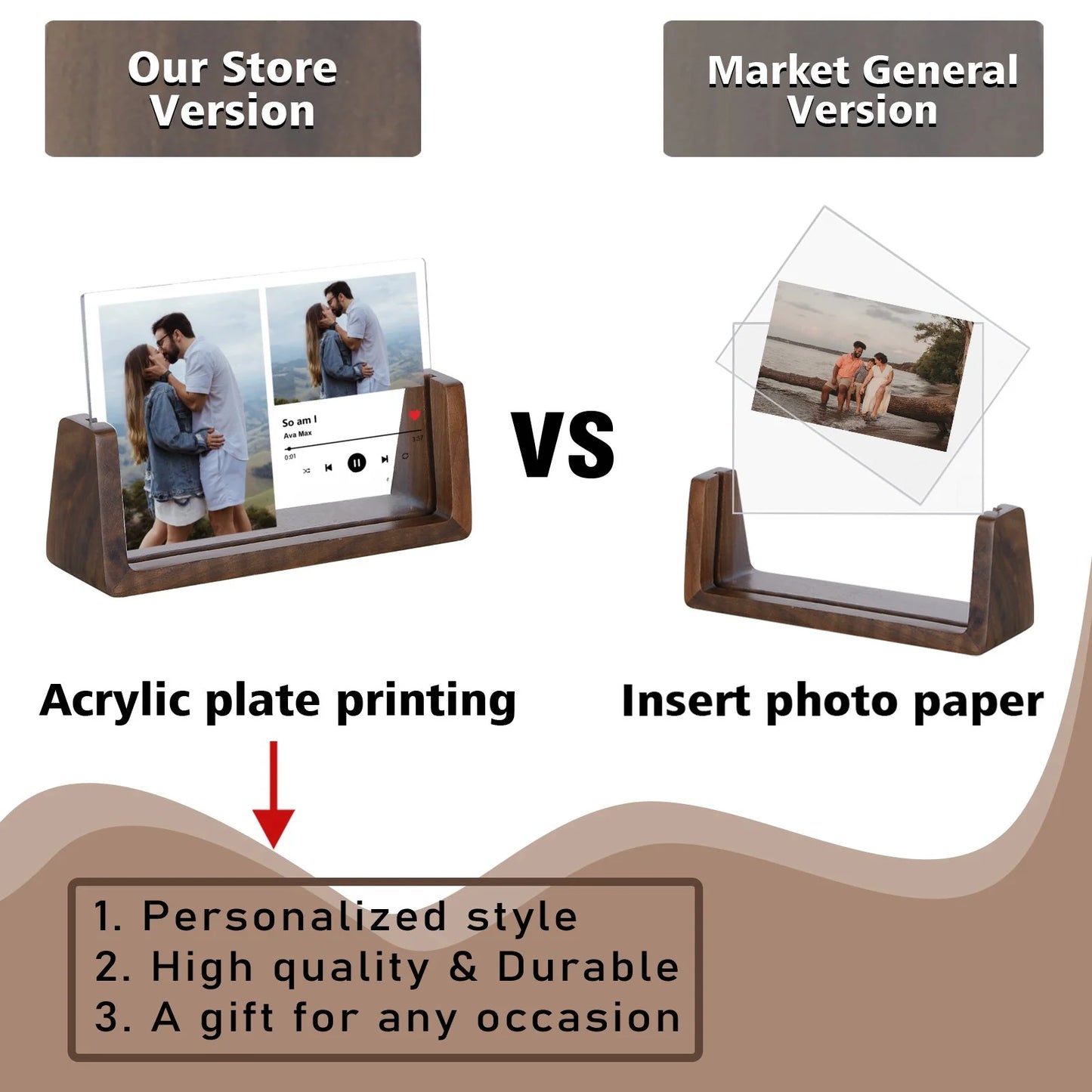 Custom Song Acrylic Frame